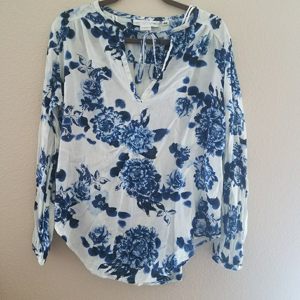 Floral, lightweight blouse